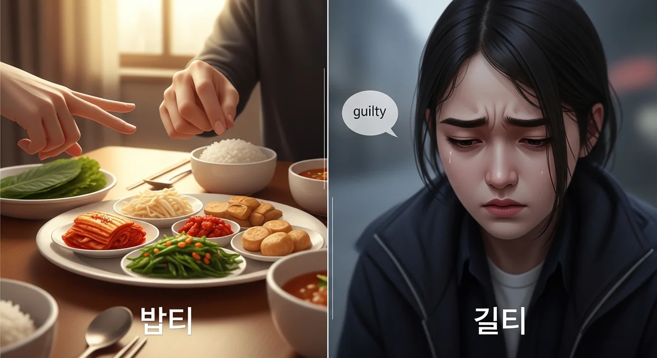 '밥티'와 '길티'의 차이점은? 헷갈리지 마세요!
