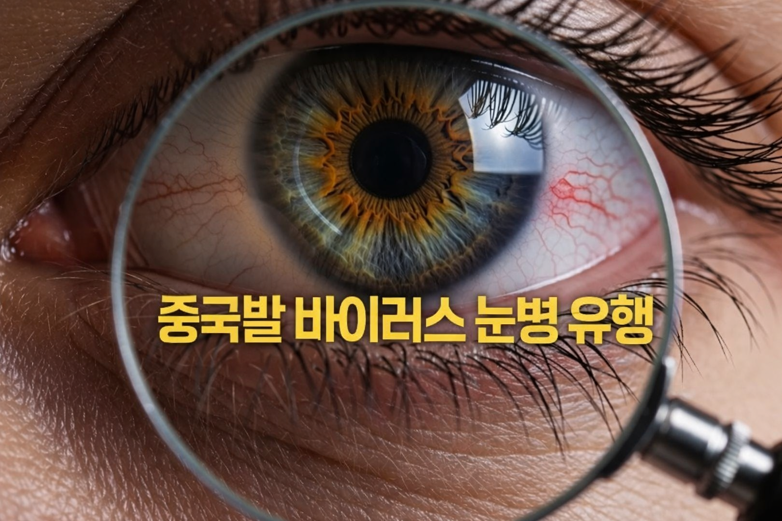 중국발 바이러스 눈병 유행: 시력 보호를 위한 예방과 대처법
